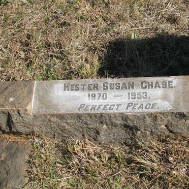 CHASE Hester Susan 1870-1953