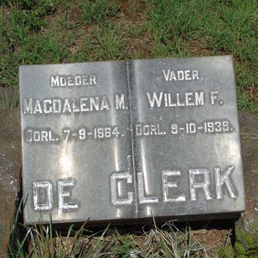 CLERK Willem F., de -1939 & Magdalena M. -1964
