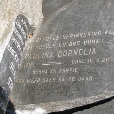 CLENSIE Johannes Lodewickus 1907-1963 &amp; Paulina Cornelia 1913-2003