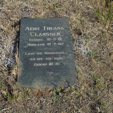 CLAASSEN Adri Theana 1961-1962