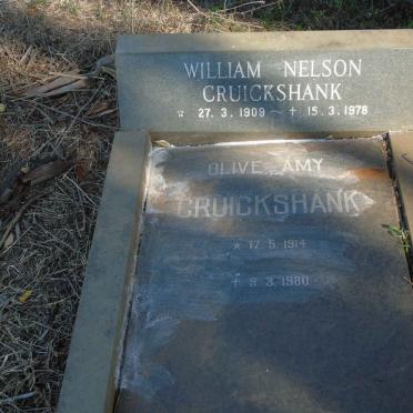 CRUICKSHANK William Nelson 1909-1978 &amp; Olive Amy 1914-1980