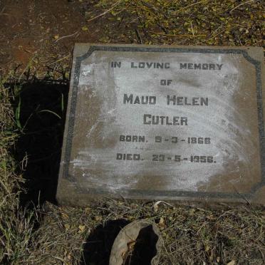 CUTLER Maud Helen 1866-1956