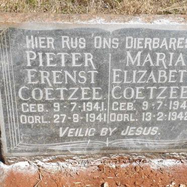 COETZEE Pieter Ernest 1941-1941 :: COETZEE Maria Elizabeth 1941-1942