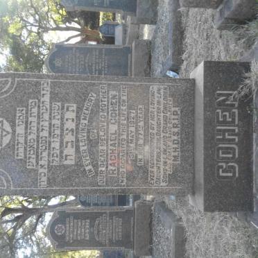 COHEN Rachel -1927