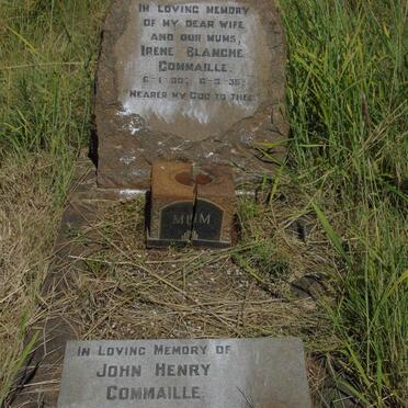 COMMAILLE John Henry -1969 & Irene Blanche 1890-1935