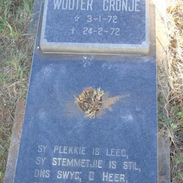 CRONJE Wouter 1972-1972