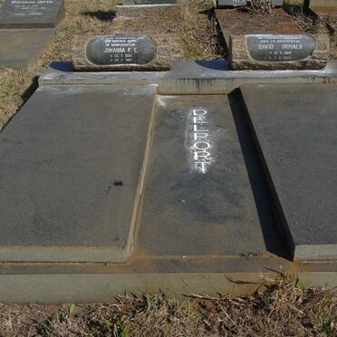 DELPORT David Schalk 1904-1979 &amp; Johanna P.E. 1909-1985