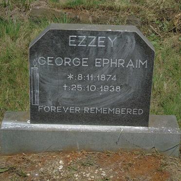 EZZEY George Ephraim 1874-1938