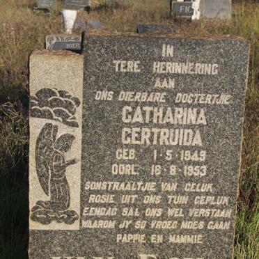 ECK Catharina Gertruida, van 1949-1953
