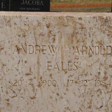 EALES Andrew Arnold 1900-1954