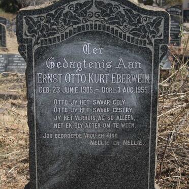 EBERWEIN Ernst Otto Kurt 1905-1955