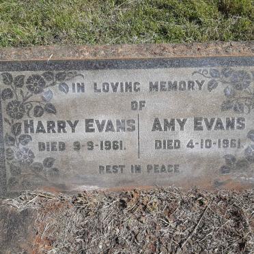 EVANS Harry -1961 &amp; Amy -1961