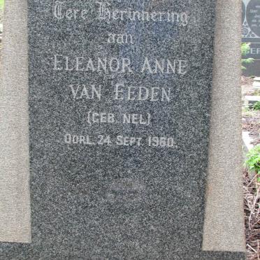 EEDEN Eleanor Anne, van nee NEL -1960