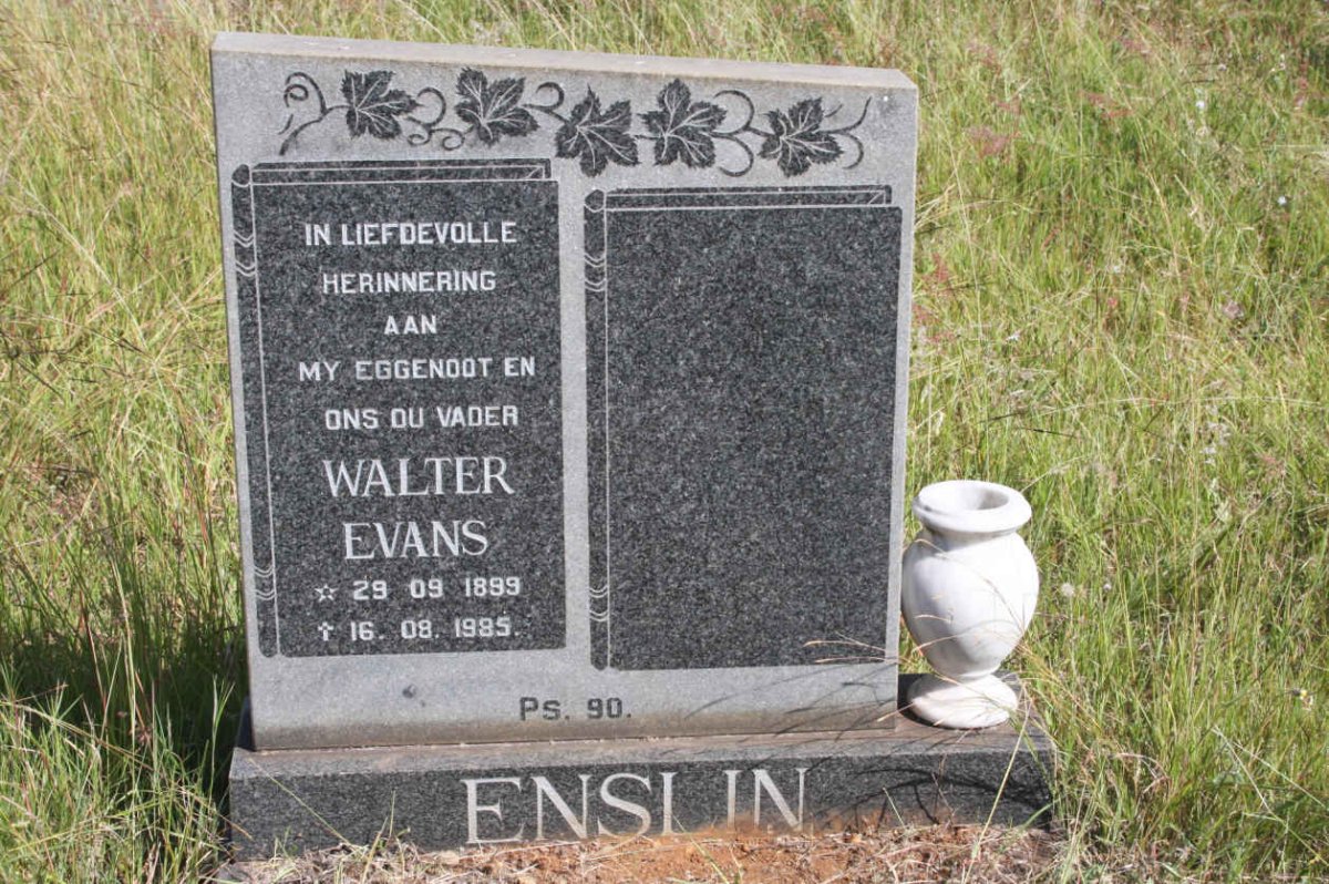 ENSLIN Walter Evans 1899-1985