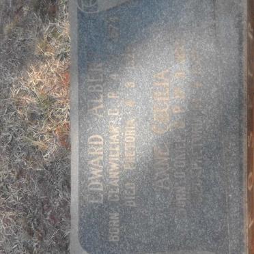 FOSTER Edward Albert 1874-1929 &amp; Anne Cecilia -1947