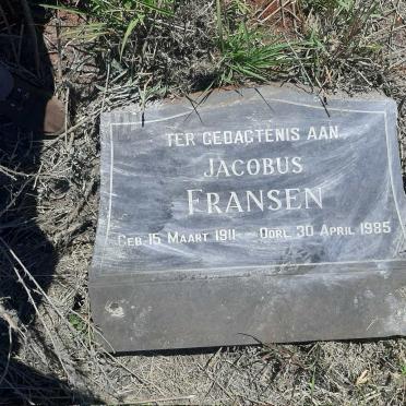 FRANSEN Jacobus 1911-1985