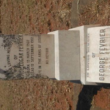 FEVRIER George 1865-1953 :: FEVRIER Paul Edgar 1902-1912
