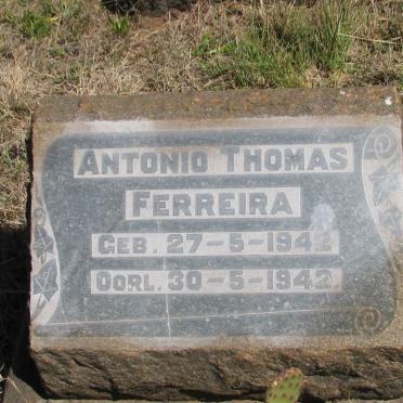 FERREIRA Antonio Thomas 1942-1942