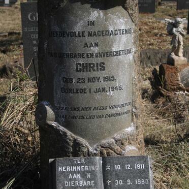 FOLSCHER Chris 1915-1945 & Johanna 1911-1983