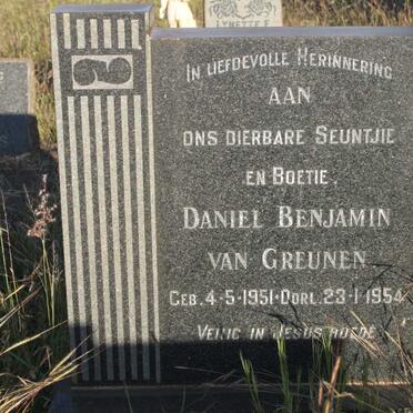 GREUNEN Daniel Benjamin, van 1951-1954