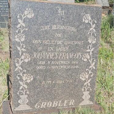GROBLER Johannes Francois 1881-1948