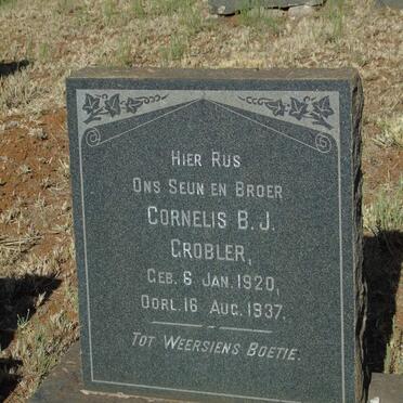 GROBLER Cornelis B.J. 1920-1937