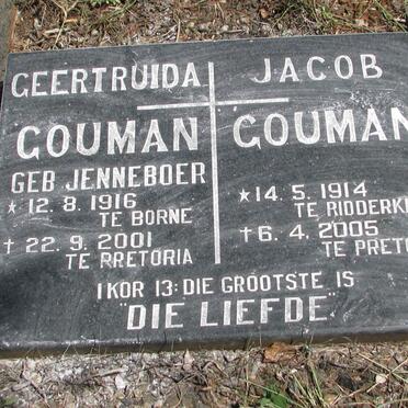 GOUMAN Jacob 1914-2005 & Geertruida JENNEBOER 1916-2001