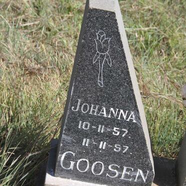 GOOSEN Johanna 1957-1957