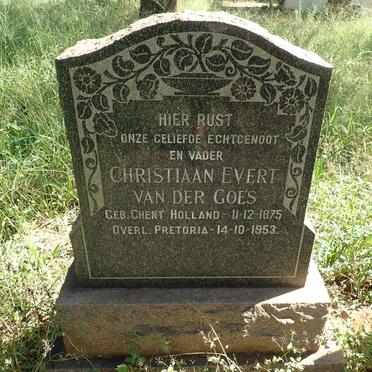 GOES Christiaan Evert, van der 1875-1953 &amp; Anna 1877-1963