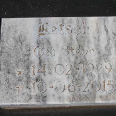 GRANGE Retsch, la nee STEYN 1929-2015