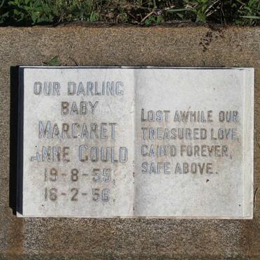 GOULD Margaret Anne 1955-1956