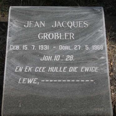 GROBLER Jean Jacques 1931-1968