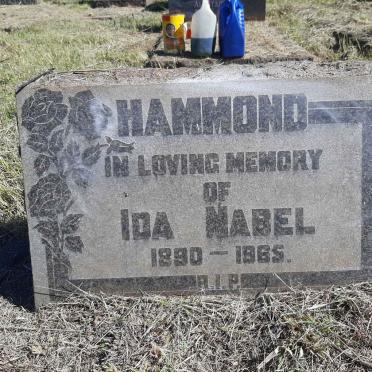 HAMMOND Ida Mabel 1890-1965