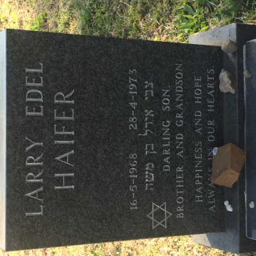 HAIFER Larry Edel 1968-1973