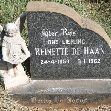 HAAN Reinette, de 1958-1962