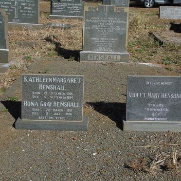 HENSHALL Francis Faithful -1958 &amp; Margaret Parciter GRAY -1945