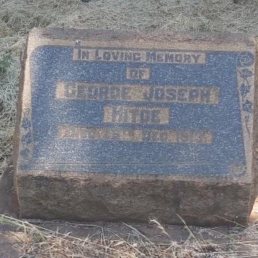 HITGE George Joseph -1913