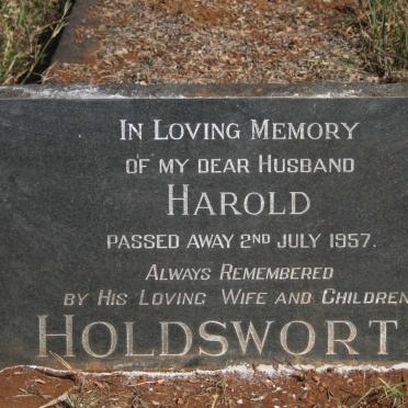 HOLDSWORTH Harold -1957