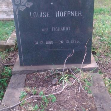 HOEPNER Louise nee FICHARDT 1868-1955