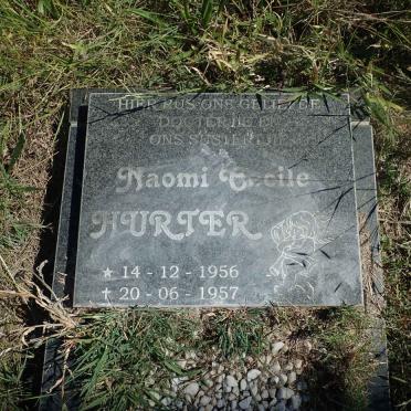 HURTER Naomi Cecile 1956-1957