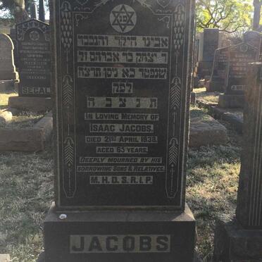JACOBS Isaac -1938