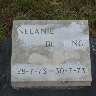 JONG Nelanie, de 1973-1973