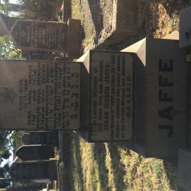 JAFFE Isaac Hirsch 1926-1938