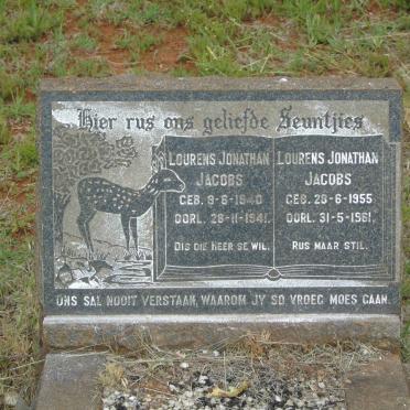JACOBS Lourens Jonathan 1940-1941 :: JACOBS Lourens Jonathan 1955-1961