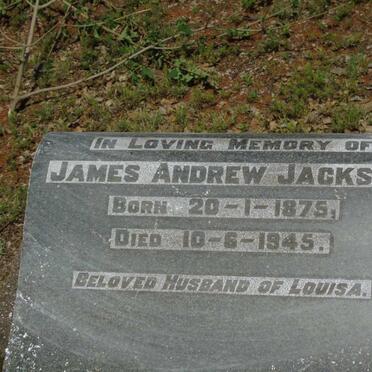 JACKSON James Andrew 1875-1945