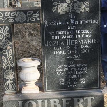 JOUBERT Jozua Hermanus 1886-1961