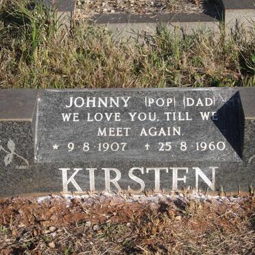 KIRSTEN Johnny 1907-1960