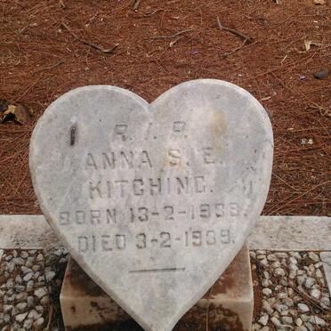 KITCHING Anna S.E. 1938-1939
