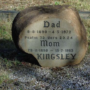 KINGSLEY Dad 1890-1972 & Mom 1898-1983