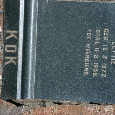 1KOK Lettie 1872-1938